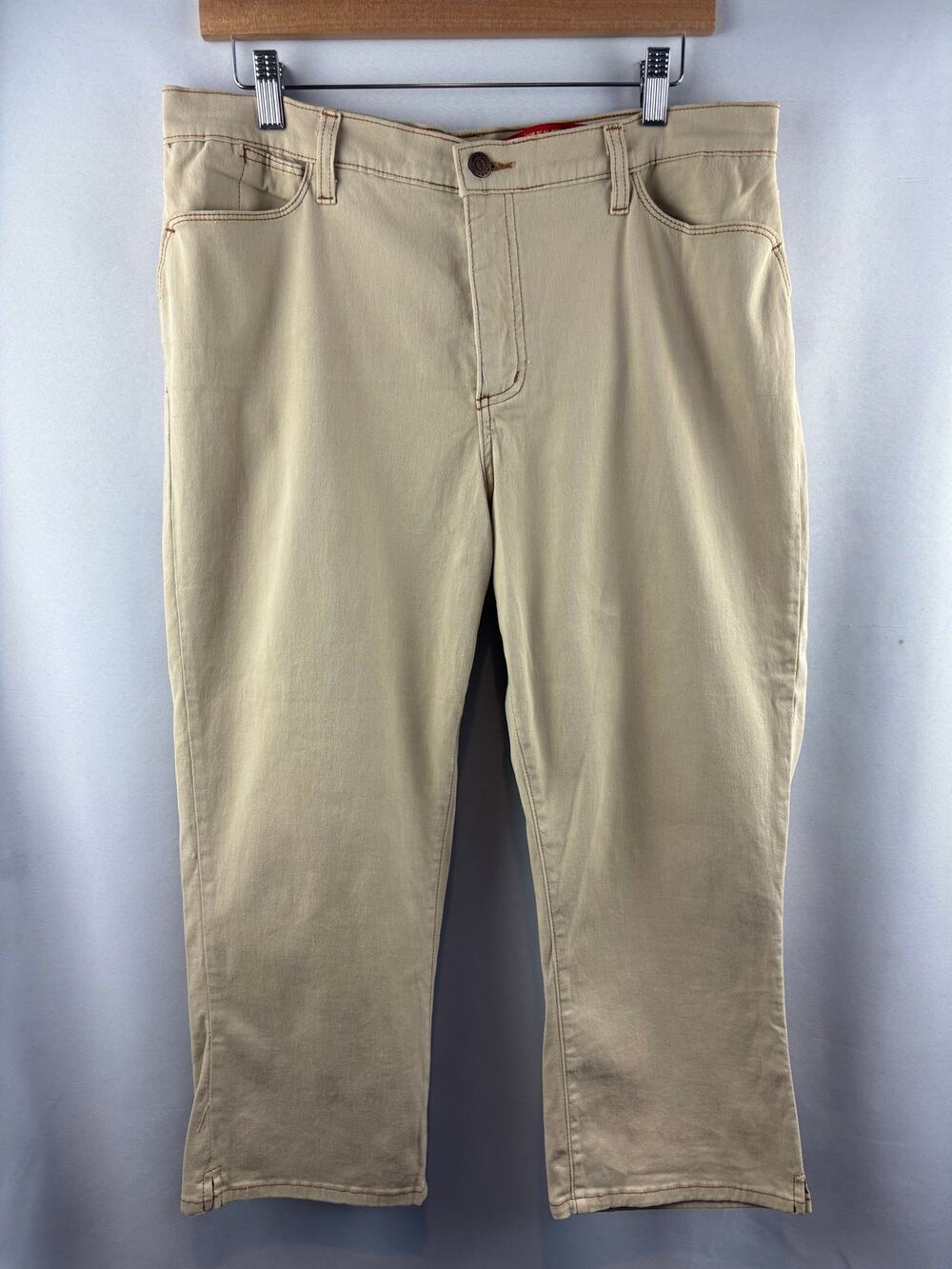 Women’s NYDJ Size 14 Khaki Straight Leg Pants